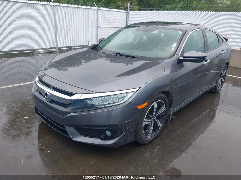 2018 Honda Civic, Удар ззаду, IAAI, VIN 2HGFC1F94JH100131 — фото 2