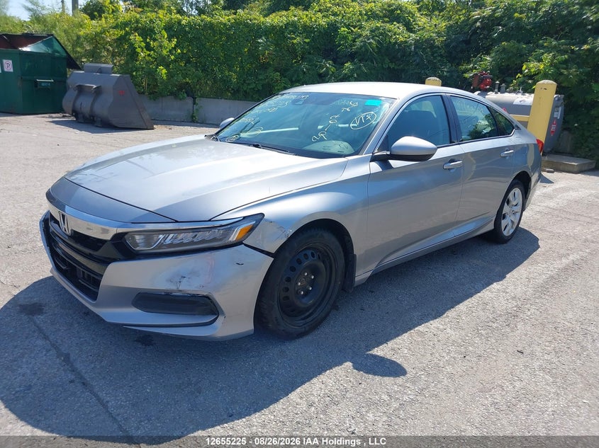 2018 Honda Accord Lx, Theft Recovery, IAAI, VIN 1HGCV1F16JA805602 — photo 2