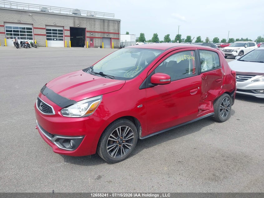 Vin: ml32a5hjxjh002750, lot: 3057211, mitsubishi mirage gt 20182