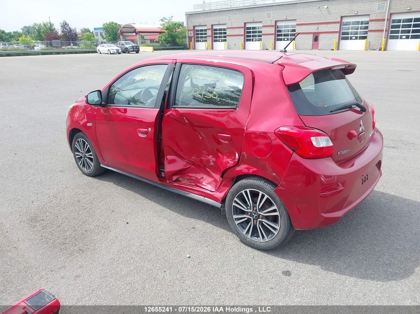 Vin: ml32a5hjxjh002750, lot: 3057211, mitsubishi mirage gt 20183