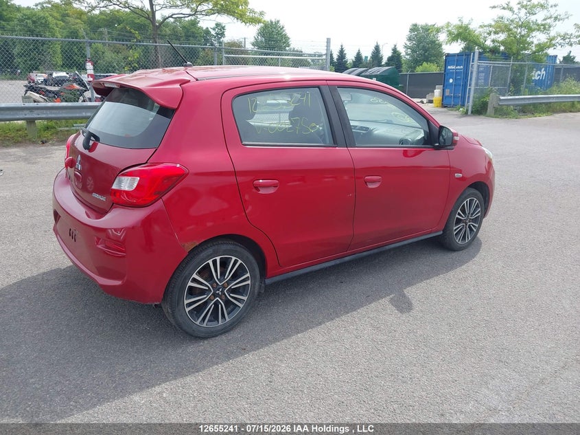 Vin: ml32a5hjxjh002750, lot: 3057211, mitsubishi mirage gt 20184
