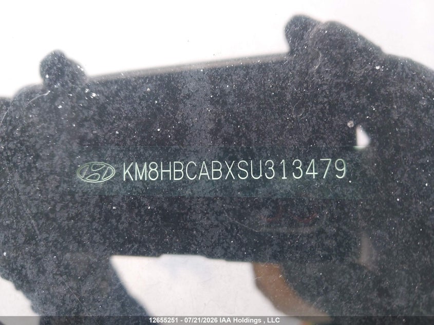 2025 Hyundai Kona VIN: KM8HBCABXSU313479 Lot: 12655251