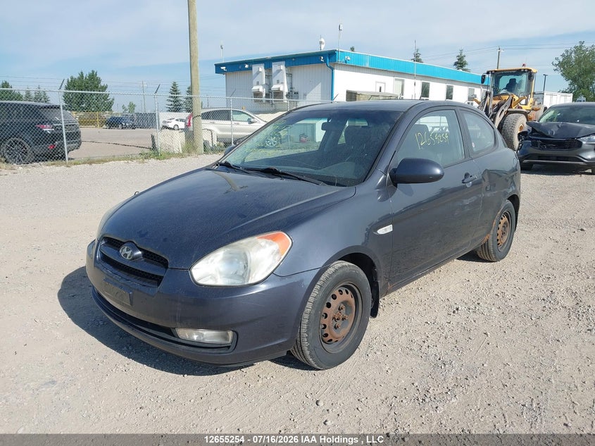 2007 Hyundai Accent, Left Side, IAAI, VIN KMHCN35C07U045263 — photo 2