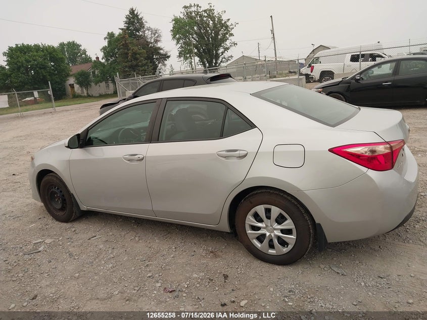 2019 TOYOTA COROLLA SEDAN 1.8L I-4 DOHC, VVT, 132HP