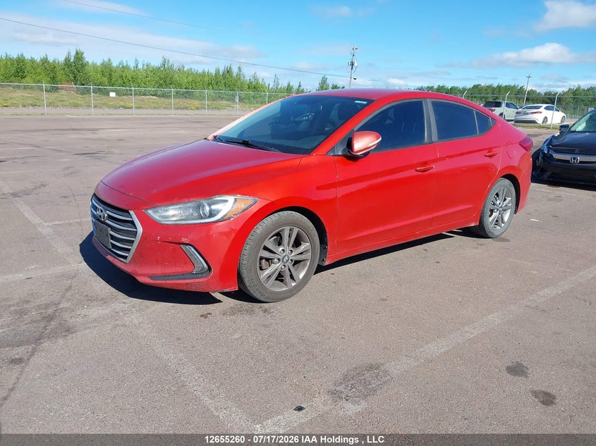 2017 Hyundai Elantra Gl, Удар сзади, IAAI, VIN KMHD84LF4HU114231 — фото 2