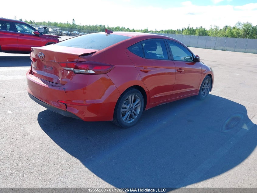 Vin: kmhd84lf4hu114231, lot: 3057231, hyundai elantra gl 20174