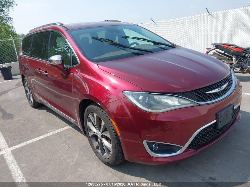 Vin: 2c4rc1ggxhr595576, lot: 3057258, chrysler pacifica limited 20171