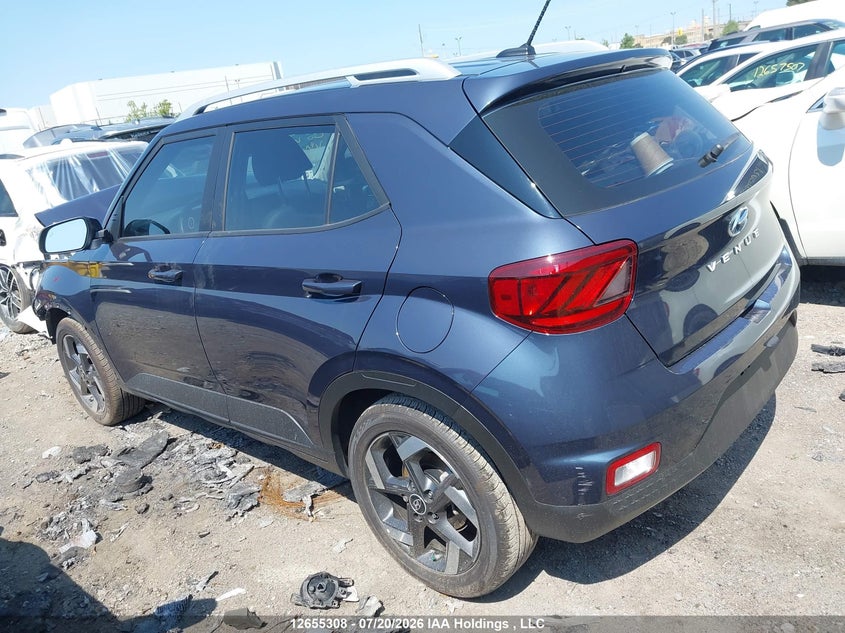 Vin: kmhrc8a32su417892, lot: 3057293, hyundai venue 20253