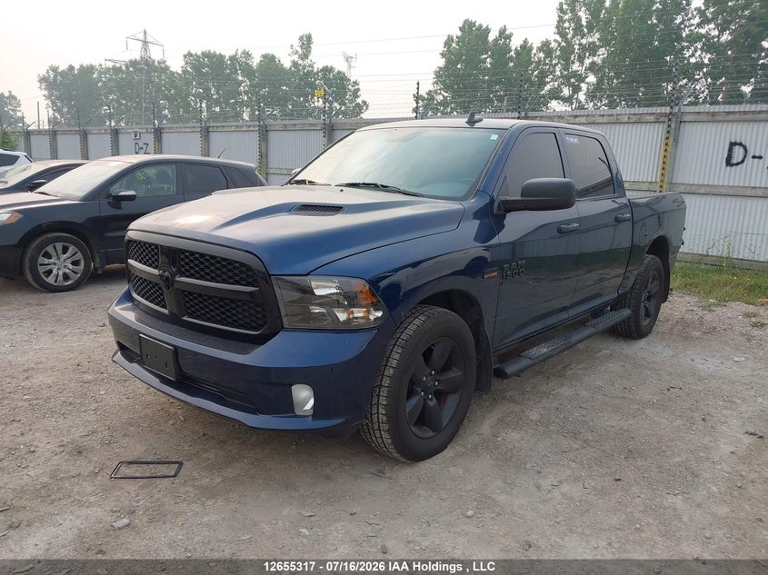 2020 RAM 1500, Удар сзади, IAAI, VIN 3C6RR7KT1LG158240 — фото 2