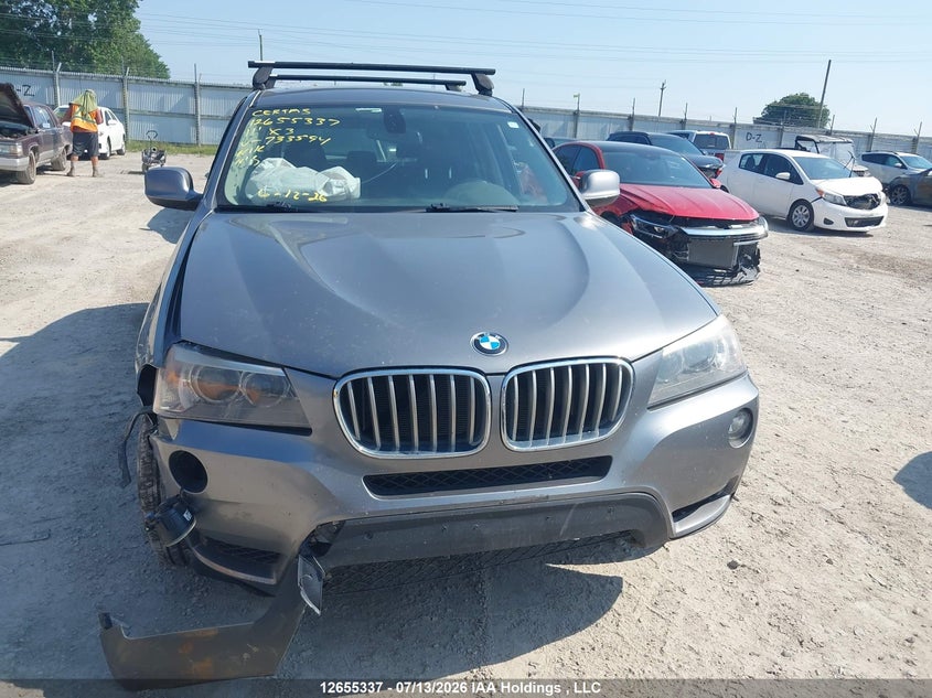 2011 BMW X3 SPORT UTILITY VEHICLE 3.0L I-6 DI, DOHC, VVT, TURBO, 300HP