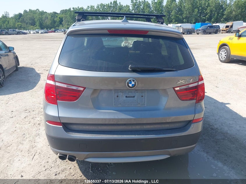 2011 BMW X3 SPORT UTILITY VEHICLE 3.0L I-6 DI, DOHC, VVT, TURBO, 300HP