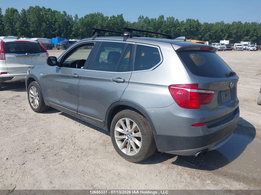 2011 BMW X3 SPORT UTILITY VEHICLE 3.0L I-6 DI, DOHC, VVT, TURBO, 300HP