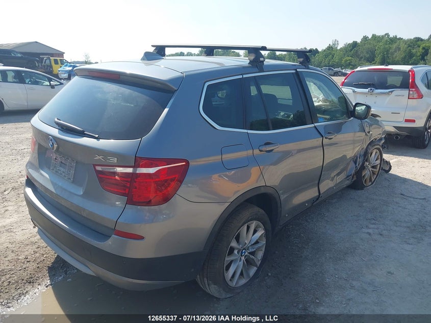 2011 BMW X3 SPORT UTILITY VEHICLE 3.0L I-6 DI, DOHC, VVT, TURBO, 300HP