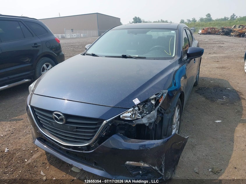 2016 Mazda 3, Front, IAAI, VIN 3MZBM1V71GM285983 — photo 2