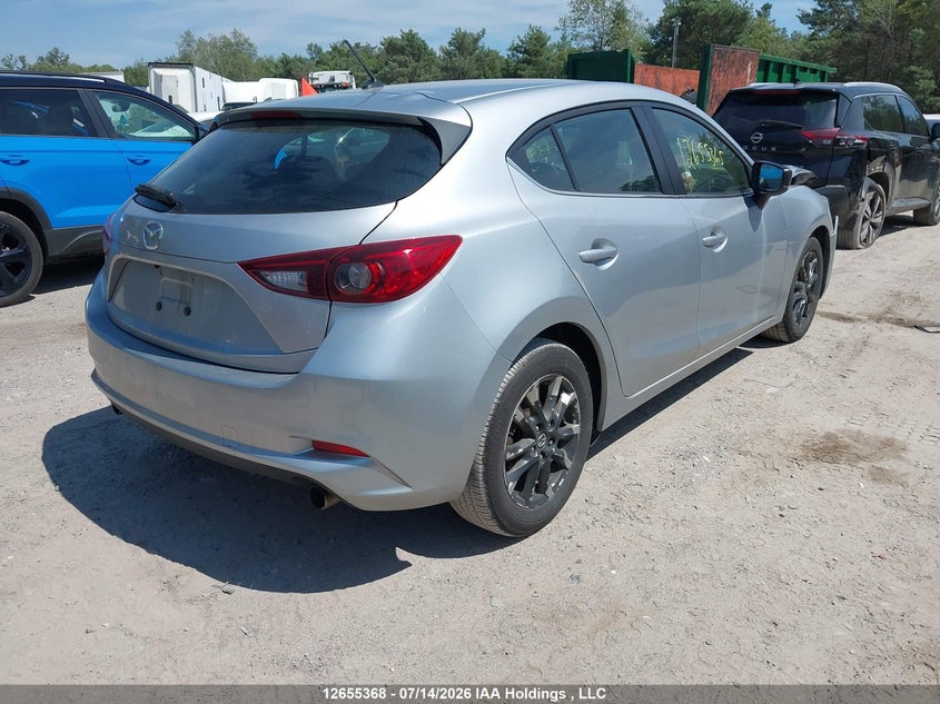 Vin: 3mzbn1l72jm261361, lot: 3057360, mazda 3 20184