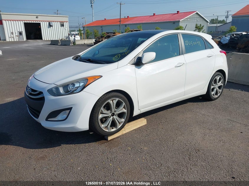 2013 Hyundai Elantra Gt Se, Rear, IAAI, VIN KMHD35LE2DU028986 — photo 2