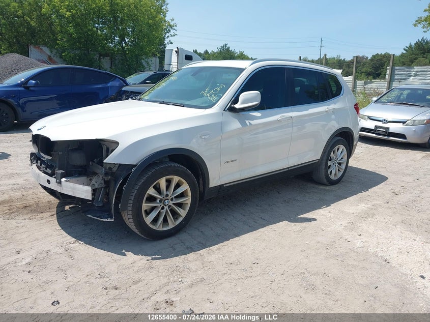 2014 BMW X3 SPORT UTILITY VEHICLE 2.0L I-4 DI, DOHC, VVT, TURBO, 241HP