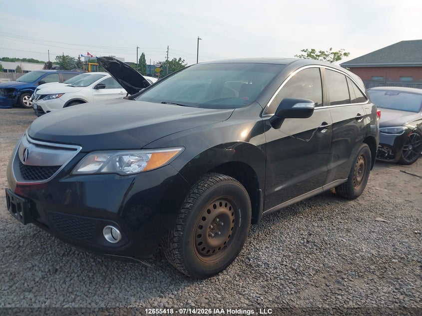 2015 Acura RDX, Правый бок, IAAI, VIN 5J8TB4H39FL803430 — фото 2