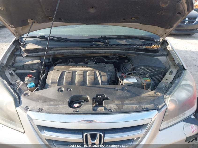 2005 Honda Odyssey Touring VIN: 5FNRL38815B504415 Lot: 12655422