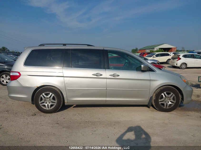 2005 Honda Odyssey Touring VIN: 5FNRL38815B504415 Lot: 12655422