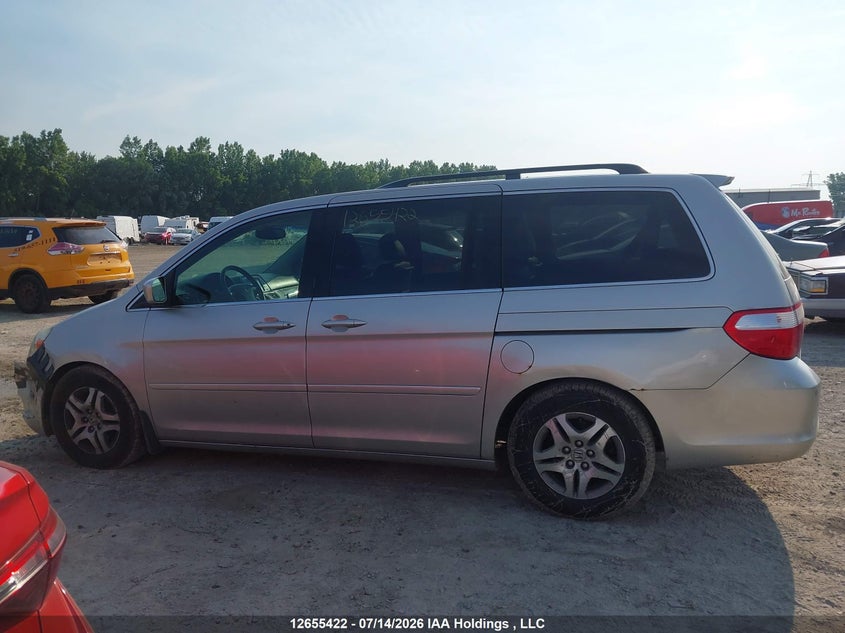 2005 Honda Odyssey Touring VIN: 5FNRL38815B504415 Lot: 12655422