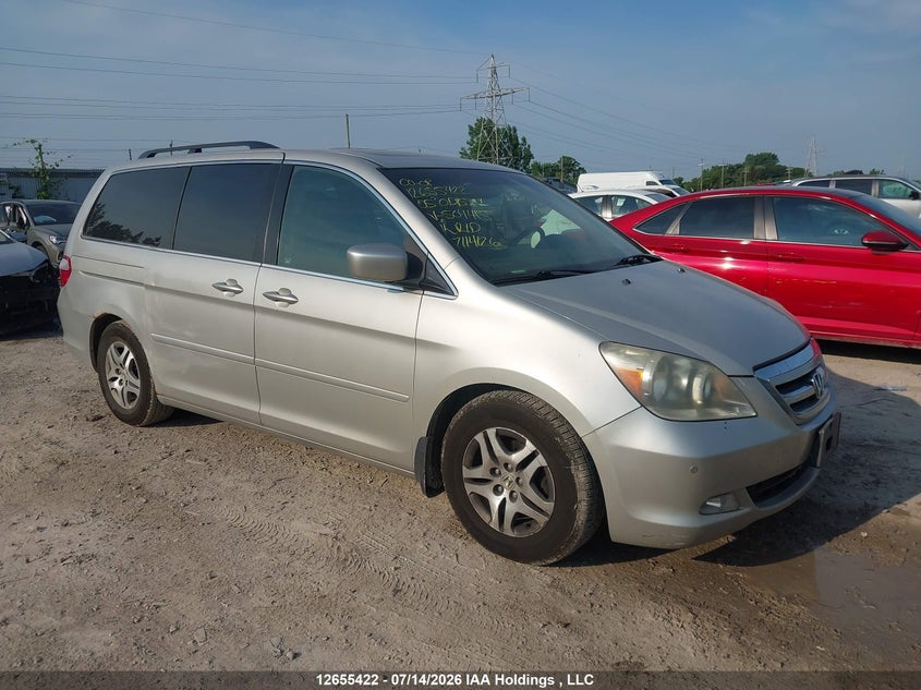 2005 Honda Odyssey Touring VIN: 5FNRL38815B504415 Lot: 12655422