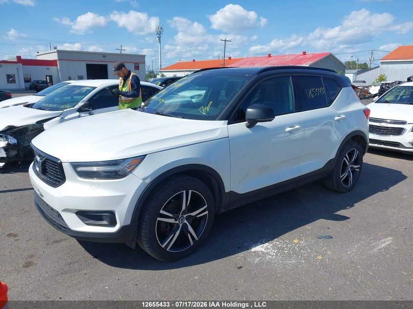 2019 Volvo XC40, Затоплення, IAAI, VIN YV4162UM9K2118502 — фото 2