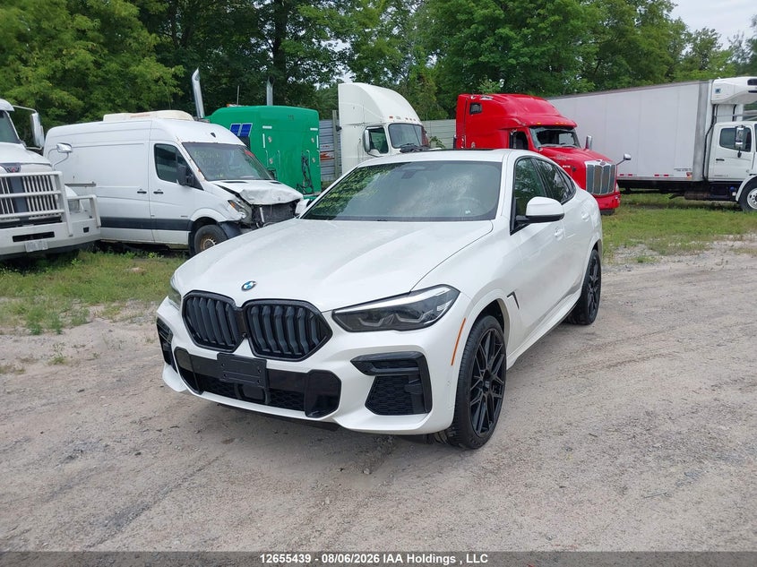 2023 BMW X6, IAAI, VIN 5UXCY6C02P9N76360 — photo 2