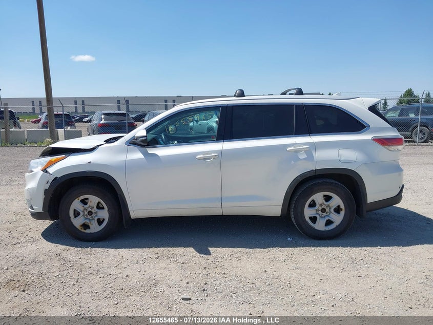 2016 Toyota Highlander Xle VIN: 5TDJKRFH0GS226739 Lot: 12655465
