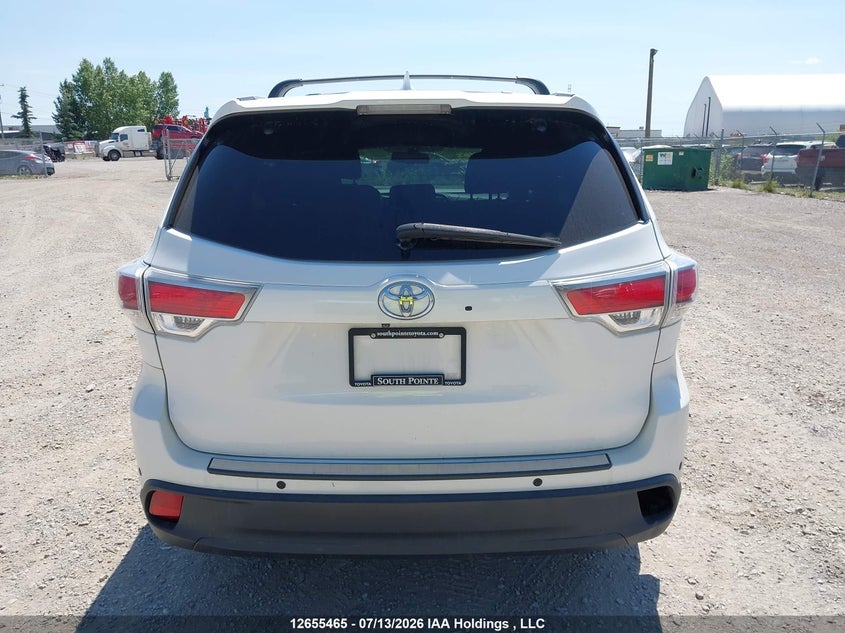 2016 Toyota Highlander Xle VIN: 5TDJKRFH0GS226739 Lot: 12655465