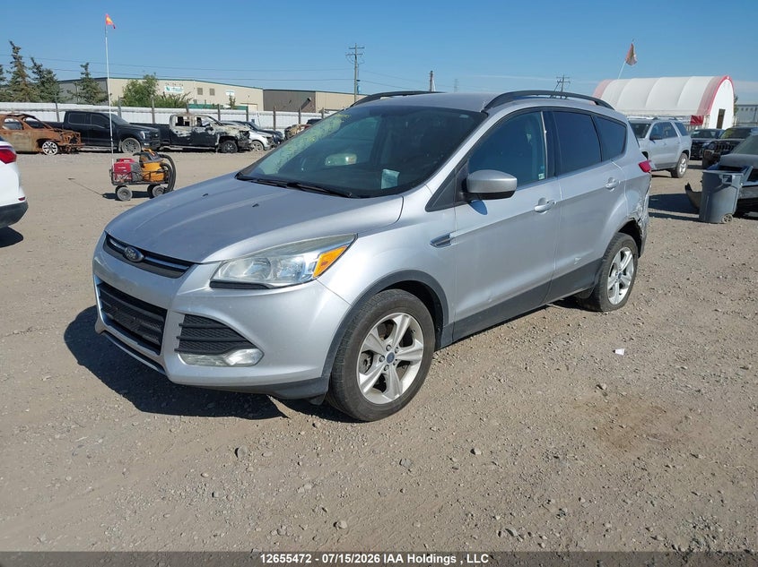 2014 Ford Escape, Левый зад, IAAI, VIN 1FMCU9GX0EUD19922 — фото 2