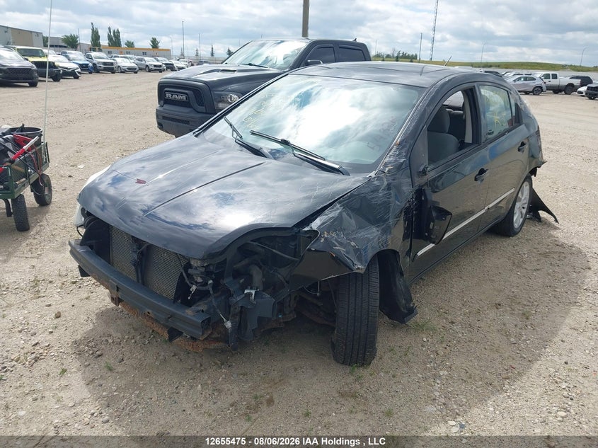2011 Nissan Sentra, Rear, IAAI, VIN 3N1AB6AP7BL689170 — photo 2