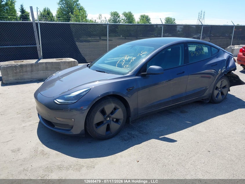 2023 Tesla Model 3, Підвіска, IAAI, VIN LRW3E1EB2PC943186 — фото 2