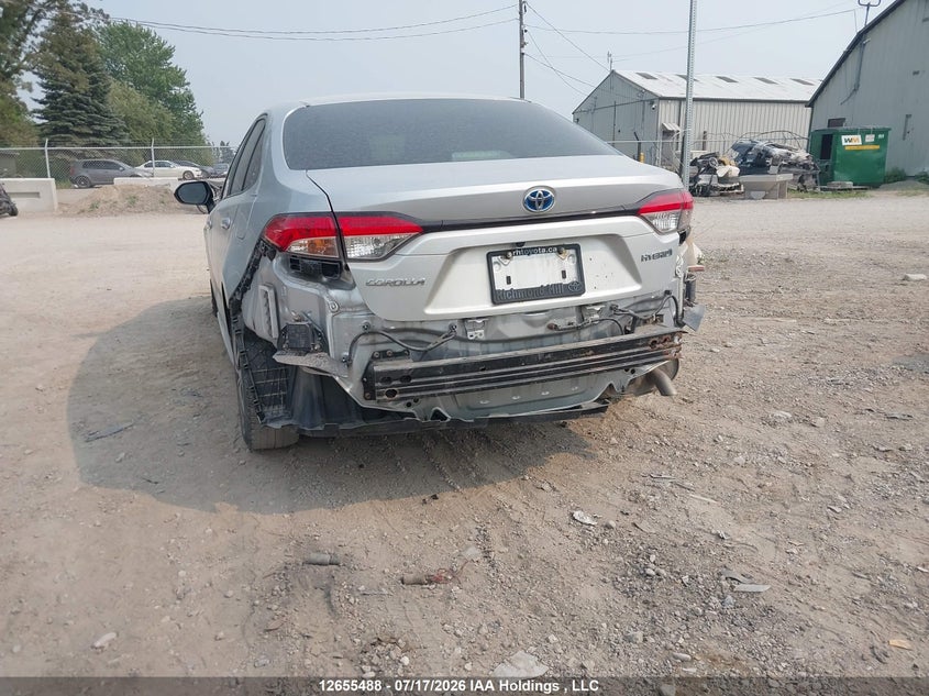 Vin: jtdbbrbe7lj017473, lot: 3057495, toyota corolla hybrid 20203