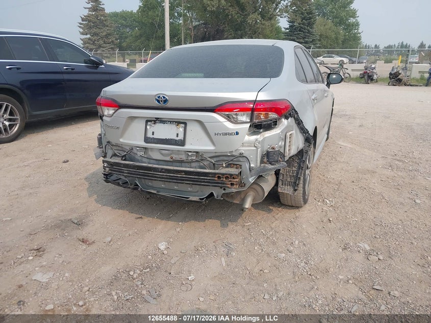 Vin: jtdbbrbe7lj017473, lot: 3057495, toyota corolla hybrid 20204