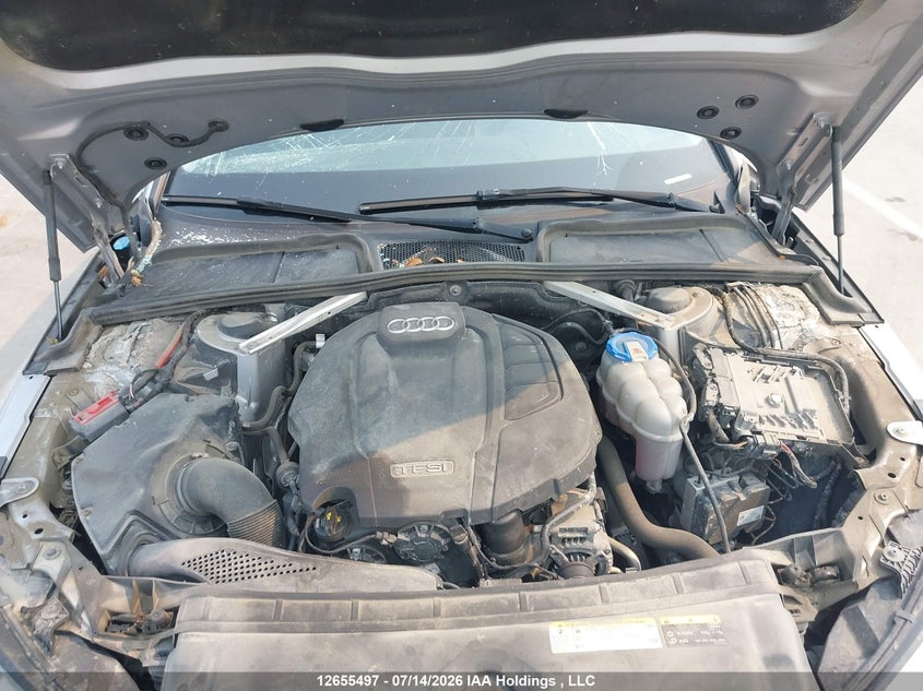 2018 AUDI A4 SEDAN 2.0L I-4 DI, DOHC, VVT, TURBO, 252HP