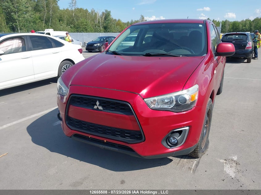 2014 Mitsubishi Rvr, Water, IAAI, VIN 4A4AH3AU2EE602739 — photo 2