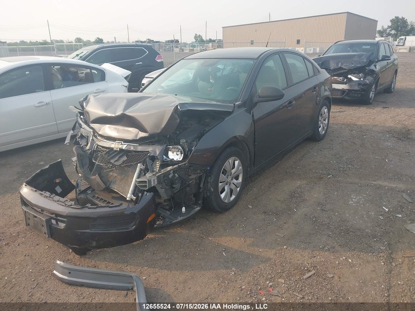 2014 Chevrolet Cruze 2Ls, Front, IAAI, VIN 1G1PL5SH2E7400283 — photo 2