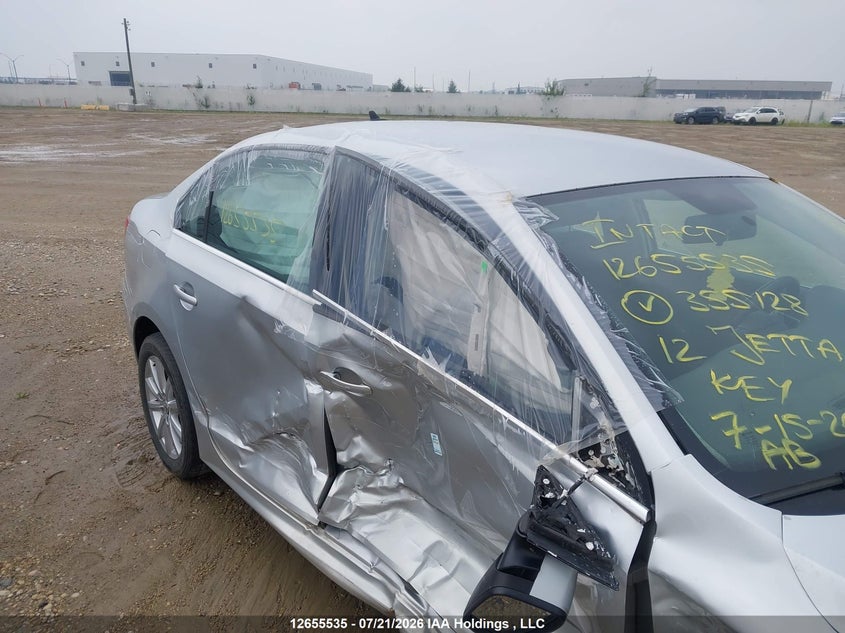 2012 Volkswagen Jetta Se VIN: 3VWDX7AJ7CM355128 Lot: 12655535