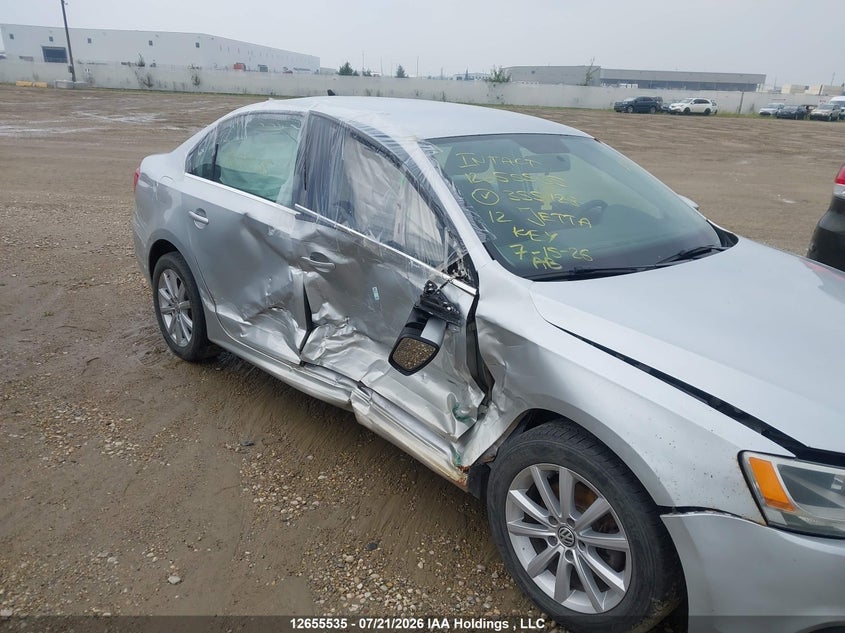 2012 Volkswagen Jetta Se VIN: 3VWDX7AJ7CM355128 Lot: 12655535