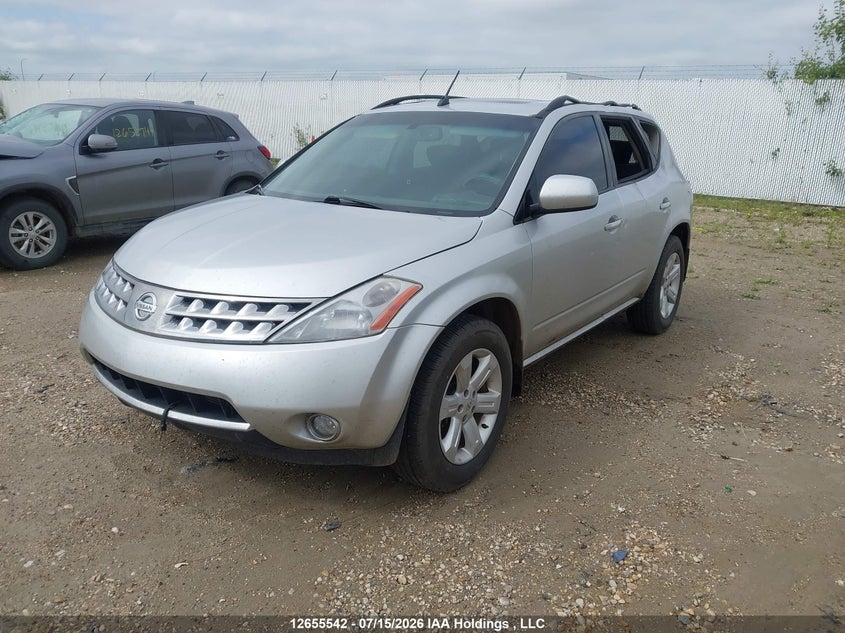 2006 Nissan Murano Sl, Left Side, IAAI, VIN JN8AZ08W76W552026 — photo 2