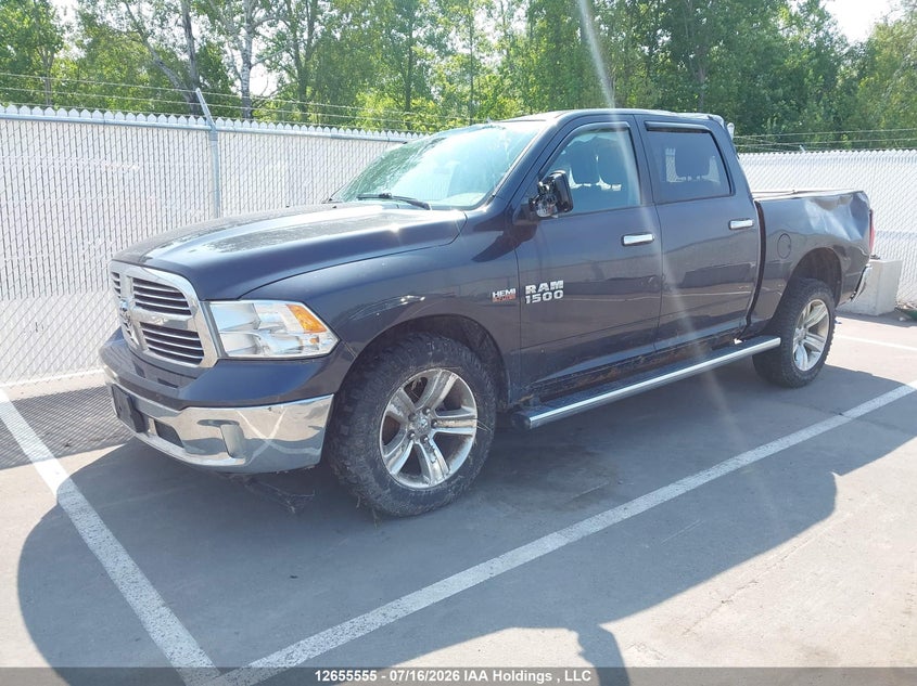 2017 RAM 1500, Крыша, IAAI, VIN 1C6RR7LT9HS841821 — фото 2
