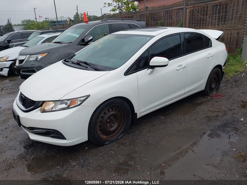 2015 HONDA CIVIC SEDAN 1.8L I-4 VVT, 143HP