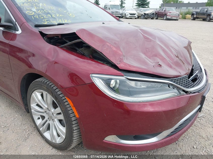 2016 Chrysler 200 Limited VIN: 1C3CCCAB5GN140522 Lot: 12655568