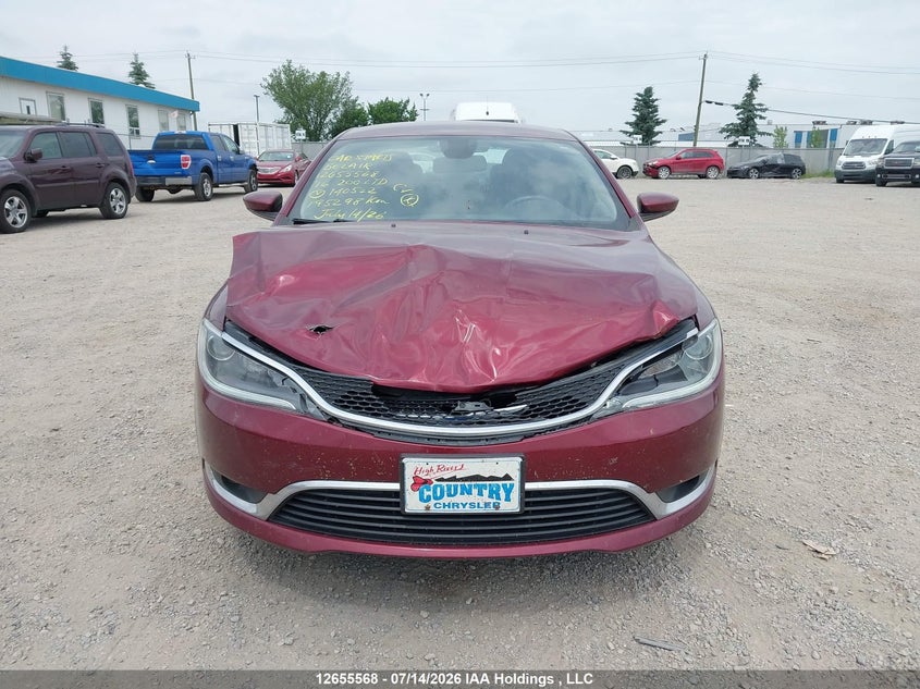 2016 Chrysler 200 Limited VIN: 1C3CCCAB5GN140522 Lot: 12655568