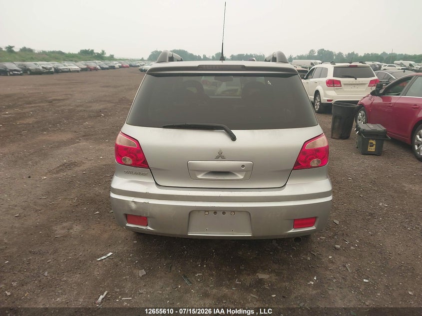 2006 Mitsubishi Outlander VIN: JA4LZ81FX6U604610 Lot: 12655610