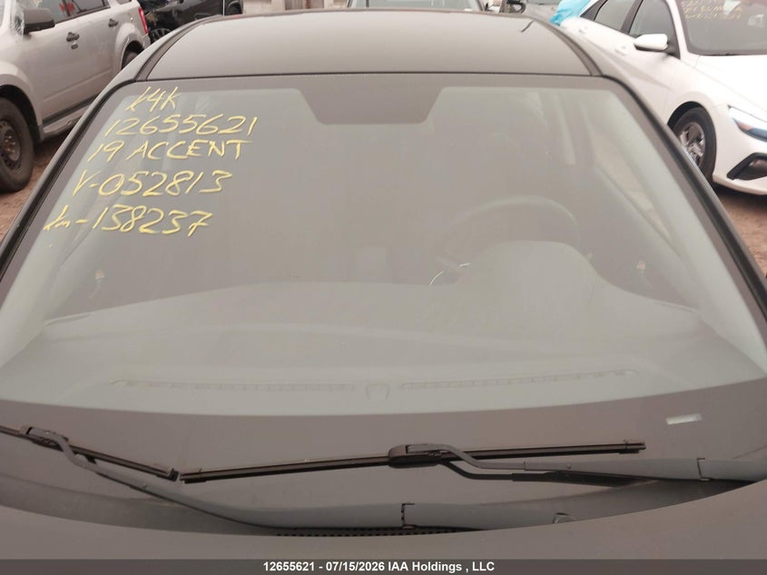 2019 Hyundai Accent Preferred VIN: 3KPC24A30KE052813 Lot: 12655621