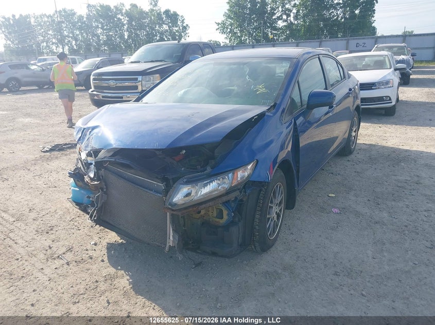 2015 Honda Civic, Front, IAAI, VIN 2HGFB2F44FH035821 — photo 2