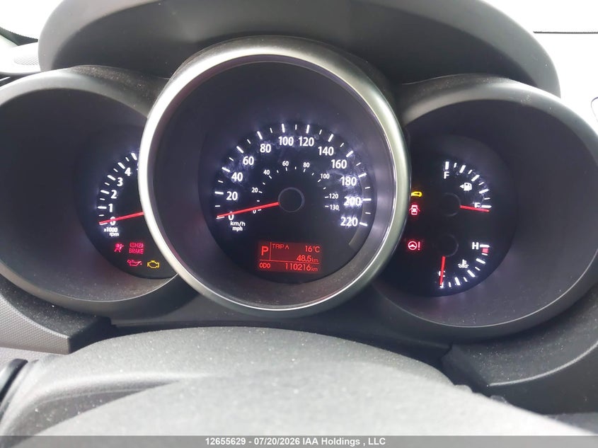 2012 KIA SOUL SPORT UTILITY VEHICLE 2.0L I-4 DOHC, VVT, 164HP