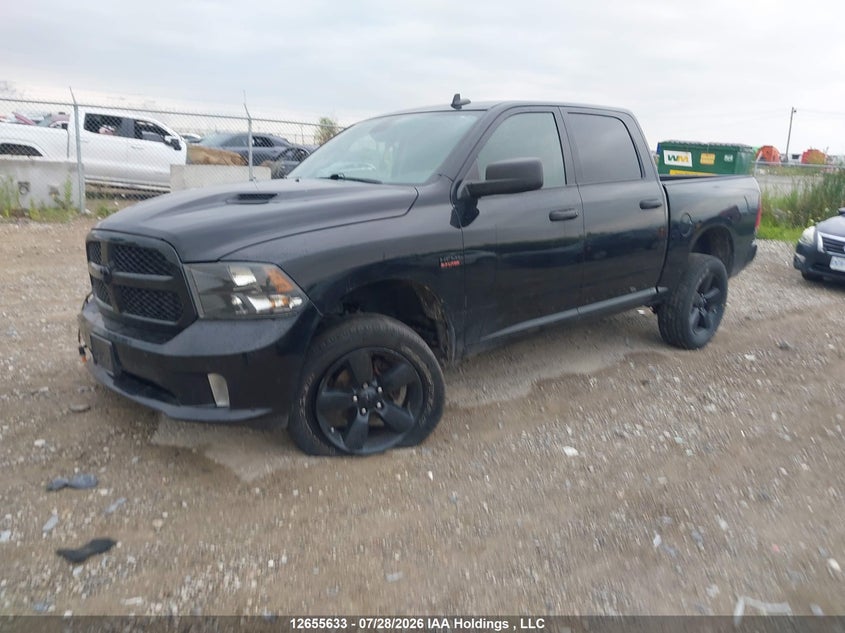 2022 RAM 1500, Front, IAAI, VIN 3C6RR7KT7NG180035 — photo 2